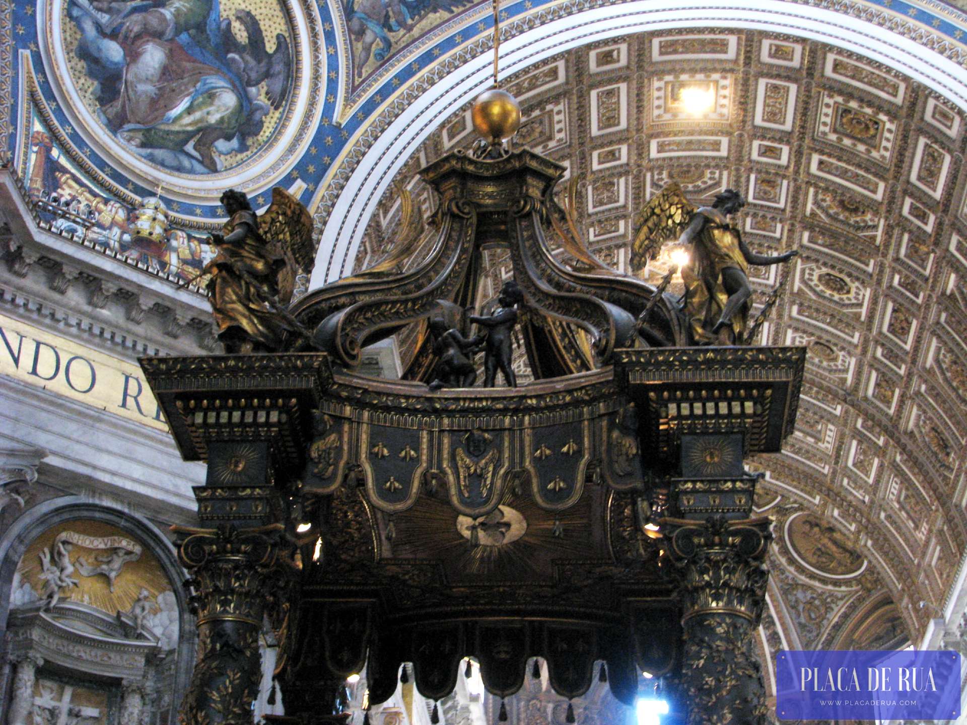 Baldaquino - altar papal da Basílica de São Pedro