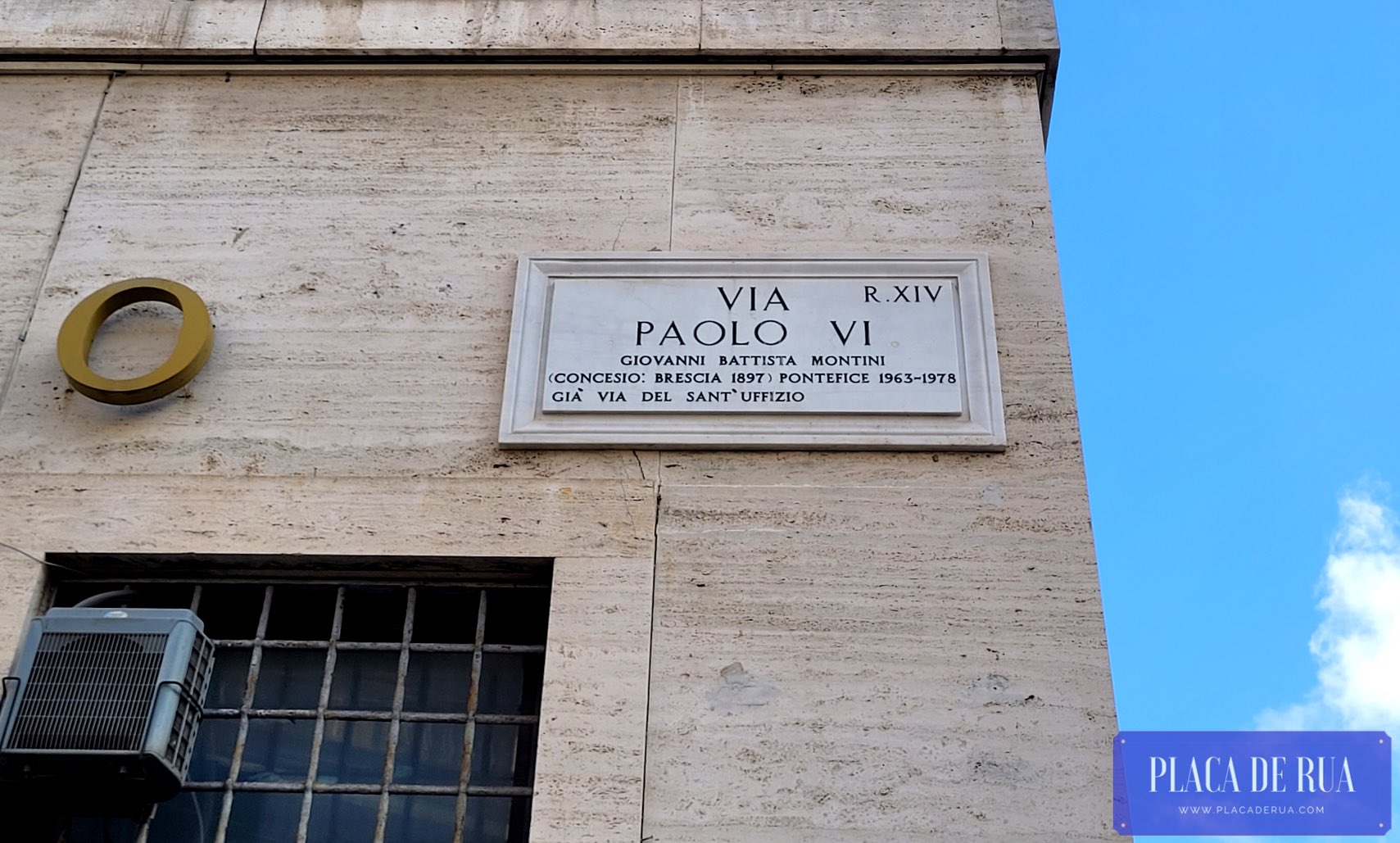 Via Paolo VI na Cidade do Vaticano