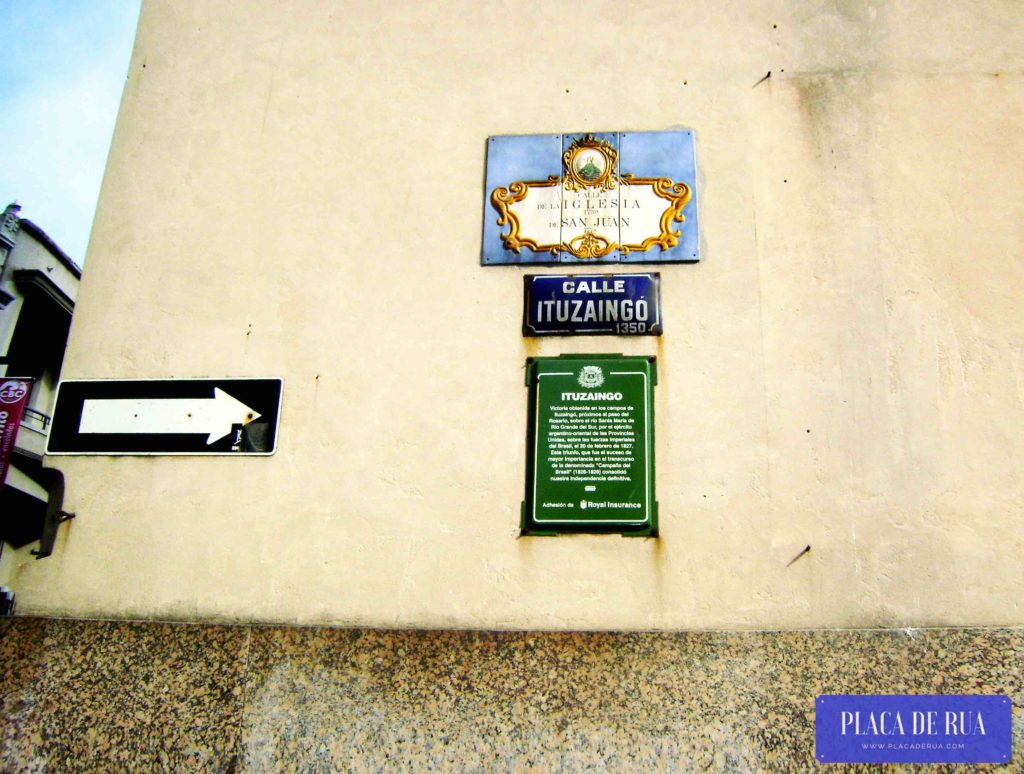 Calle Ituzaingó em Montevidéu