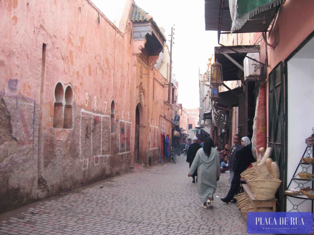 Entrada de um Souk em Marraquexe